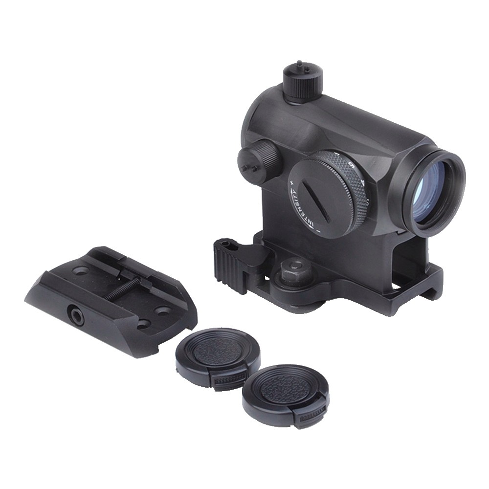 AIM-O RED DOT CON DOPPIO ATTACCO NERO